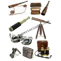 Manufacturers Exporters and Wholesale Suppliers of Brass Telescope Brass Binocular Pocket Telescope delhi Delhi